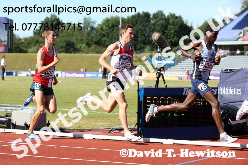 Mens 5000 metres, World Championship Team Trials, Alexander Stadium, Birmingham